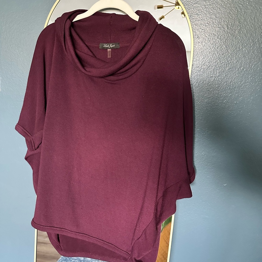 Dark Plum Slouchy Tunic